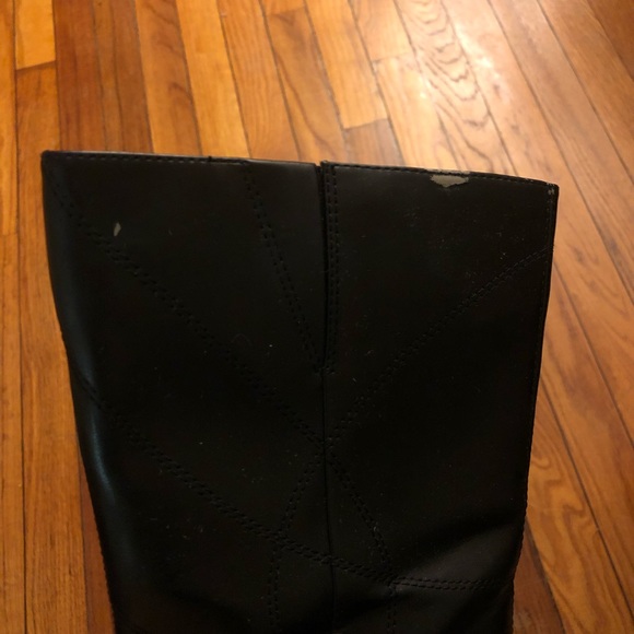 Black high heel boots size 10 - Picture 7 of 8